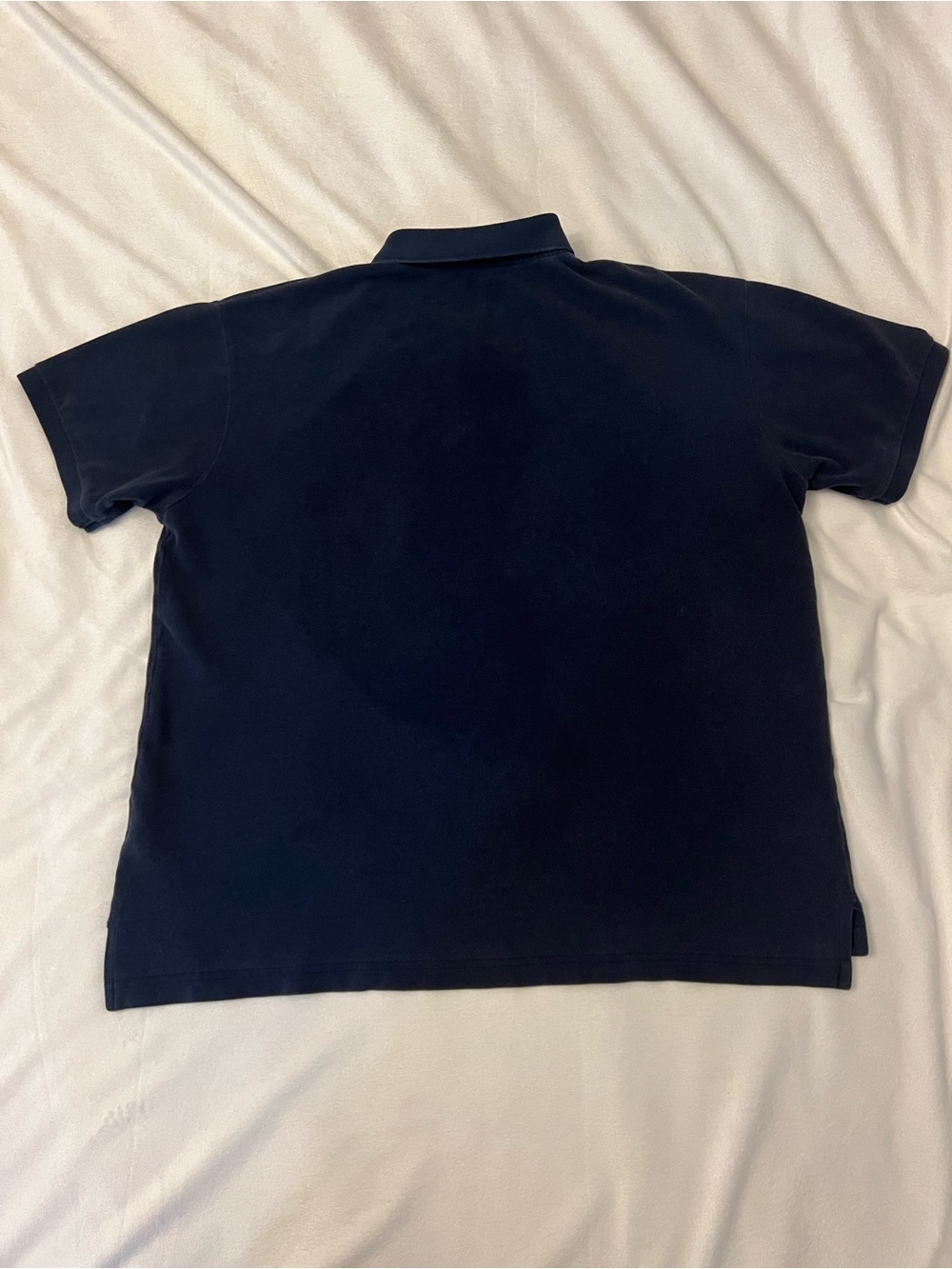 Vintage Ralph Lauren Women’s Navy Polo with Red Pony Embroidery - Picture 3 of 8